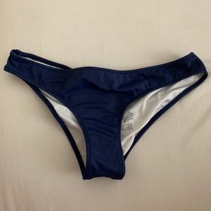 PINK navy blue bikini bottoms